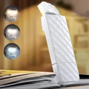 USB Rechargeable Book Light with Timer, Clip-On LED Bookmark Reading Light in Be