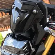 Motorcycle Front Windshield Windscreen Baffle Visor Wind Deflector for B.M.W F900R F 900 R F-900-R 2020 2021 ABS Plastic Wind Shild Screen Protector (Smoke with Bracket)