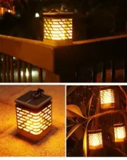 LED Flickering Flame effect dance Solar light landscape Outdoor Lamp Waterproof
