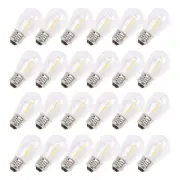 24 Pack 3V LED S14 Replacement Light Bulbs, Shatterproof Outdoor Solar3937
