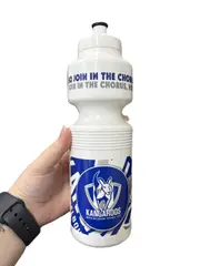 AFL Plastic Water Bottle - North Melbourne Kangaroos - Team Logo