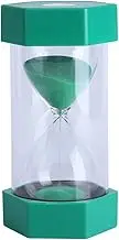 Hourglass Sand Timer Sand Hourglass Timer 3/10/20/30/60 Minutes Sand Timer Clock Sime Management Set Home Office Decor Gift (10 mins Green)