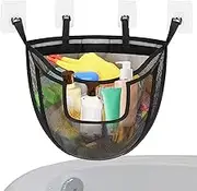 Bath Toys Organizer | Large Capacity Bath Toy Holder - Mesh Baby Bin Basket for Bathroom Kitchen Cupboard Swimming Living Room Closet Kids Dorm Toyroom Home Train Organization