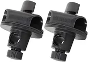 2pcs Universal Microphone Clip Horizontal Arm Connector Clip Boom Arm Mounting Fixture Swivel Grip Clamp for Microphone Stand Reflector Holder