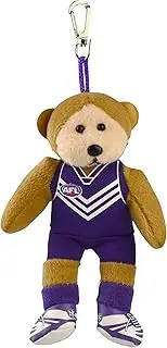 AFL Fremantle Dockers Keyclip Player Bear