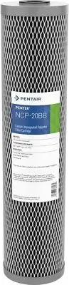 Pentair Pentek NCP-20BB Big Blue Carbon Water Filter, Pack of 1, Gray