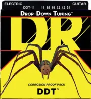 DR DDT-11 Drop Down Tuning Electric Guitar Strings; gauges 11-54
