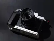 Ebony Walnut Wood Handle Grip for Fujifilm XT5 Fuji Light Weight 45g Alloy Base