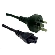 Dynamix C-POWERNC5 7.5A 3 Pin to IEC C5 Power Cord - 5m - Black IEC 320 C5 - 0.75mm Copper Core - SAA Approved - Clover Shaped [C-POWERNC5]