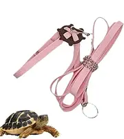 Chest Leashes for Turtles, Leashes for Turtle Harnesses, PU Leather, Adjustable Harness Lines, Control Rope, Chest Collar for Chicken Lead, Soft Strap for Turtles and Geckos
