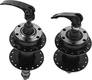 TOGEVAL 1Set Bicycle Hub Front Rear Bike Hubs for Mountain Bikes Durable Reliable Axle Components for Enhanced Performance Rough Terrain