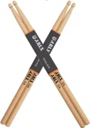 WOGOD 5A Drum Sticks Maple Drumsticks Two pair Natural Maple New