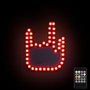 Light Up Hand for Car Window | Car LED Finger Lights with Remote,Rear Window Sign, Funny Finger for Automotive Warning, Vehicle Accessories