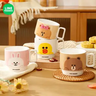 ⭐ LINE FRIENDS 陶瓷 冷水壺 水杯 BROWN 熊大 CHOCO 熊美 CONY 兔兔 SALLY 莎莉