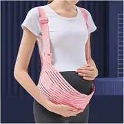 [XJCKING] Maternity Belly Band For Pregnant Women - Pregnancy Support Belt, Belly Band For Pregnancy - Relieve Back Hip Pain - Soft Breathable Adjustable Waist Abdomen Pelvic Tummy Belt