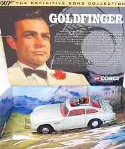 Corgi Toys 1:36 JAMES BOND 007 ASTON MARTIN DB.5 GOLDFINGER #04305 MIB`01 RARE!