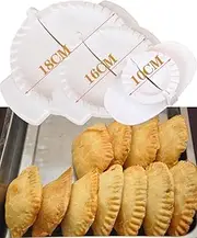 YGLHXDD Dumpling Maker Ravioli Mould Meat Pie Cutter, 3 Sizes, White, Plastic, Manual, Dishwasher Safe