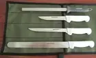 DEXTER RUSSELL 5 PCE FISHERMANS KNIFE BOAT SET PKGE. WITH AUSSIE CANVAS WRAP