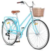 Bikes Pomona Retro/ Ladies 700C*15" In Blue plastic,rubber Bicycles