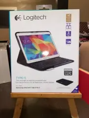 NEW! Logitech Type-S Wireless Keyboard Folio Case For Samsung Galaxy Tab S 10.5