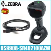 Zebra DS9908-SR4U2100AZW Handheld 1D 2D Imager Barcode Scanner With USB Cable