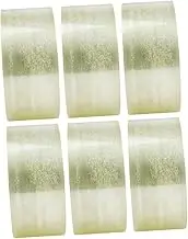 HAPINARY 6 Rolls Sealing Tape for Shipping Boxes Low Noise Strong Adhesion No Wrinkle Easy to Tear Sturdy
