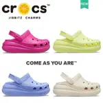 CROCS 女士 CLASSIC CRUSH CLOG 8 色沙灘鞋粗跟增高舒適適合旅行 TCEX