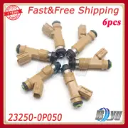Set of 6pcs Fuel Injector 23250-0P050 For Toyota 4REIZ GRX12 GRS18 2005-2010
