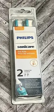 2-Pack Philips Sonicare For Kids Toothbrush HeadsHX6032/94 Extra Soft 3+ Years
