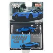 MINI GT BUGATTI CHIRON 1/64 DIECAST MODEL CAR PUR SPORT BLUE MGT00379 Chase