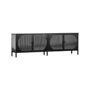 Cooper & Co. Eve 160cm Modern Metal TV Unit Black