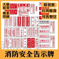 在飛比找蝦皮購物優惠-【塑百貨】【消防標示牌】壓克力 標示牌 消防開關 出水口 滅