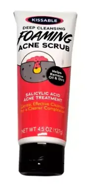 Kissable Deep Cleansing Foaming ACNE Scrub Helps Remove Oil & Dirt