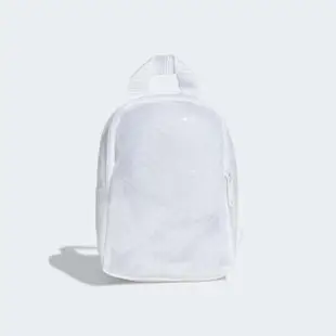 【adidas 愛迪達】BP MINI 白色 透明 迷你後背包(GN3038)