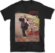 Eazy-e It's On 187um Killa Album Cover Hip Hop Rap Vintage Style T-shirt Comfortable fabrics of high quality Small