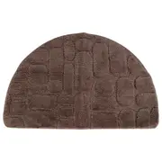 Half Round Shape Super Absorbs Non Slip Floor Mat for Front Door Kitchen Bedroom Entrance Rug