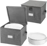 China Storage Containers Hard Shell Inside 10" W X 8" H Salad Plate Storage Cont