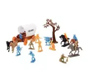 Original Gulliver Apache Cowboys Camping Vintage Indian Miniature Toy
