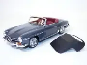 MERCEDES 190SL 1957 gris fonçé 1/18