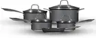 CKW2103 5 Piece Set with Lids, 16Cm, 18Cm and 20Cm Saucepans, 28Cm Frying Pan...