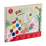 Floss & Rock Jungle Kids My Painting Pad Set with 8 Pictures, 8 Paint Pallets