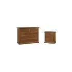 Dresser' And Bedside Table 1 Dresser’S +2 IN Art Povera Walnut Dark Classic