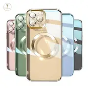 Phone Case For iPhone 15 Pro Max Plus iPhone 14 13 12 11 Pro Max Plus With Magsafe Camera Lens Protector Shockproof Solid Color TPU