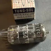Tung Sol Vintage NOS 6ES8/ECC189 Holland Rare Cross Top Amperex NIB Audio Preamp