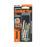 Ramset 6 x 60mm DynaBolt Plus Hex Nut Bolt - 4 Pack