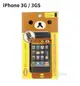懶熊臉型 iPhone 3G/3GS螢幕貼，日本正版出清/拉拉熊/手機保護貼/手機貼膜/螢幕貼/智慧型手機，X射線【C535731】