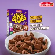 Chocolate Centered Cereal - Choco Blobs - 150g - Made with 5 Grains
