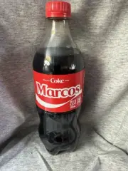 Share a Coke with Marcos 2025 Personalized Gift Coca~Cola Bottle 20oz