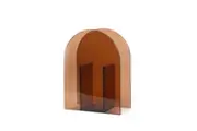 Acrylic Arch Desktop Vase Decoration Instagram Home Office Elegant Style Brown Small
