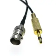 RG174 Cable BNC Female jack to 3.5mm 1/8" Mono male plug TS RF Connector pigtail
